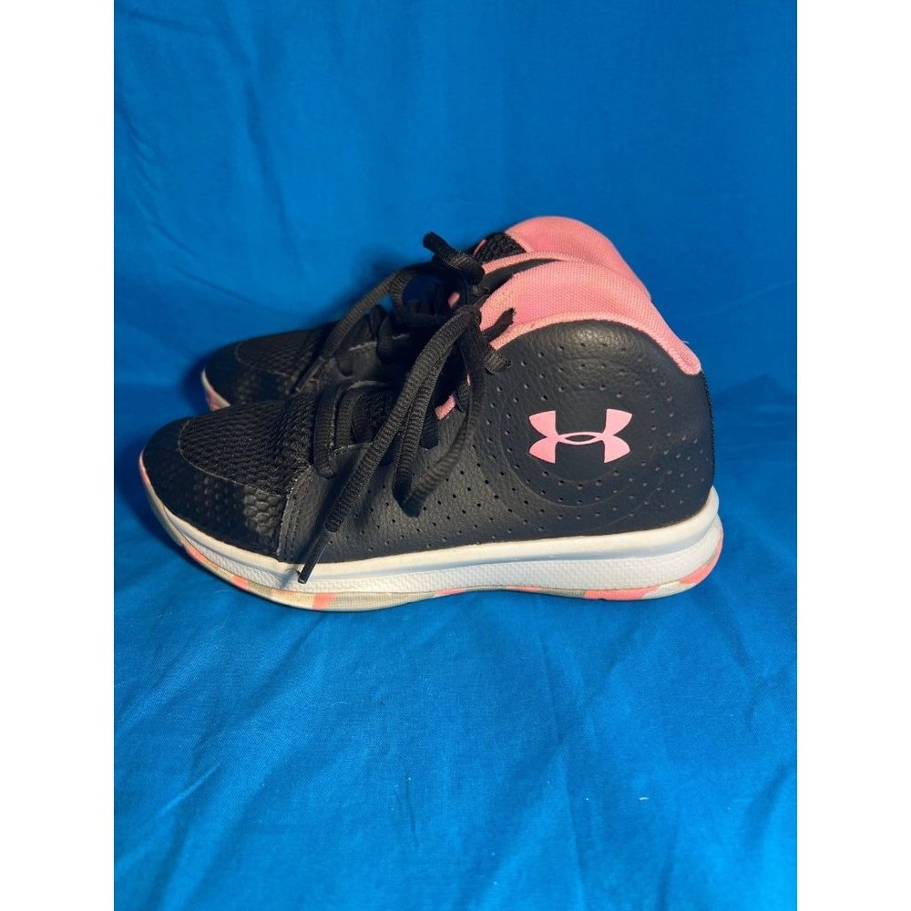 Girls Under Armour Shoes Black & Pink 2Y